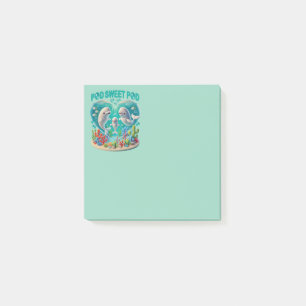 Post-it® Famille de baleines "Pod Sweet Pod"