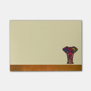 Post-it® Fancy Elephant Design Gras Couleurs brillantes