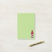Post-it® Fantaisie de condiment de Tableau de sauce tomate (Sur un bureau)