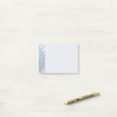 Post-it® Fantaisie dynamique Abstrait Tons bleus Art fracta (Sur un bureau)