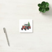 Post-it® Farmer Tractor Xmas Lighting Tractor Christmas (Bureau)