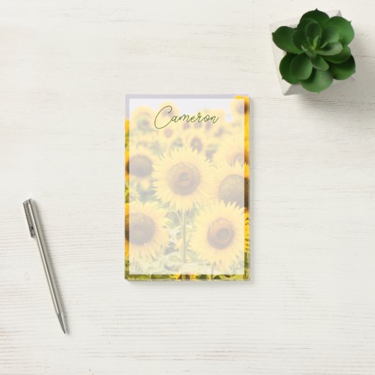 Post-it® Farms | A Sunflower (Bureau)