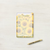 Post-it® Farms | A Sunflower (Sur un bureau)
