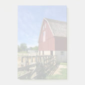 Post-it® Farms | Red Barn With American Flag (Devant)