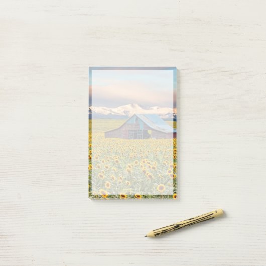 Post-it® Farms | Sunflower Field (Sur un bureau)