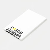 Post-it® Fastpitball Softball Custom Nom de l'entraîneur Bu (Incliné)