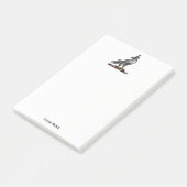 Post-it® Faucon de chasse héraldique portant le casque C (Incliné)