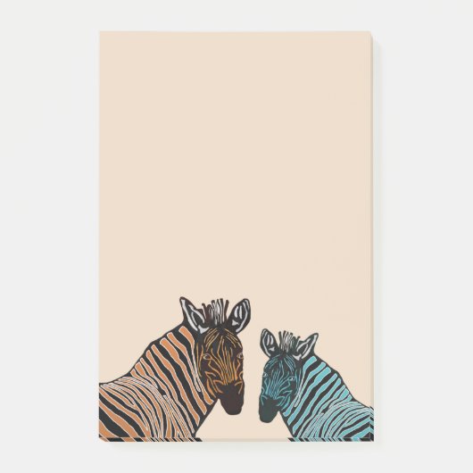 Post-it® Faune de zèbre (Devant)