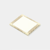 Post-it® Faux classique d'étincelle de charme de parties (Incliné)