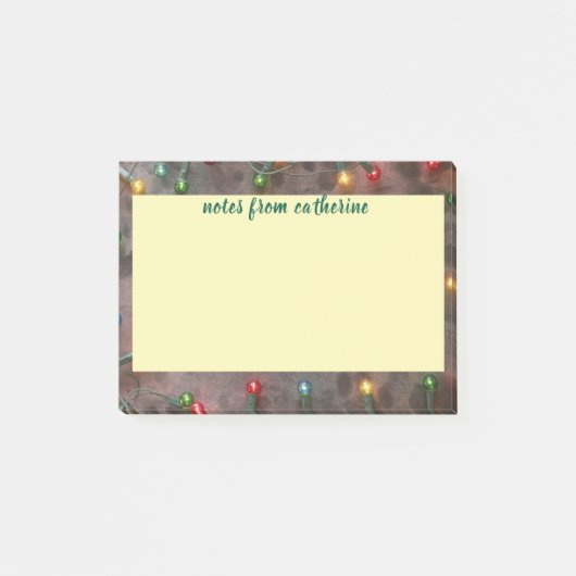 Post-it® Faux de Noël Multicolores Personnalisés (Devant)