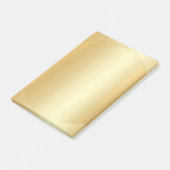 Post-it® Faux Gold Blank Modèle Élégant Moderne (Incliné)