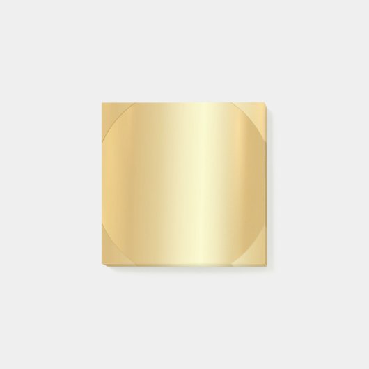 Post-it® Faux Gold Blank personnalisé Élégant Modèle modern (Devant)