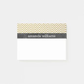 Post-it® Faux Gold Chevron (Devant)