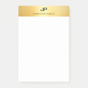 Post-it® Faux Gold Moderne Professionnel Élégant Modèle