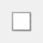 Post-it® Faux Grey Fabramed Post it Notes (Devant)