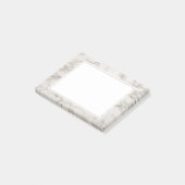 Post-it® Faux Marbre Albâtre Taupe Taupe Tan Moderne (Incliné)