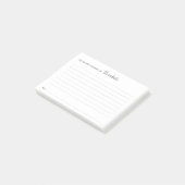 Post-it® Favoris Mémoire Funérailles Moderne Carte de fréqu (Incliné)