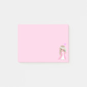 Post-it® Fée mignonne sur les notes post-it roses (Devant)