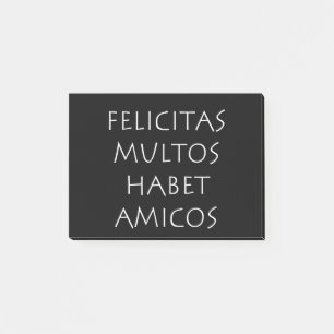 Post-it® Felicitas multos habet amicos