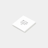 Post-it® Félicitations ajoutez nom message mariage jeune co (Incliné)
