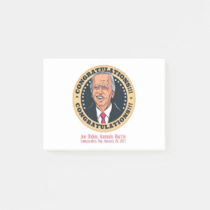 Post-it® félicitations au président joe biden