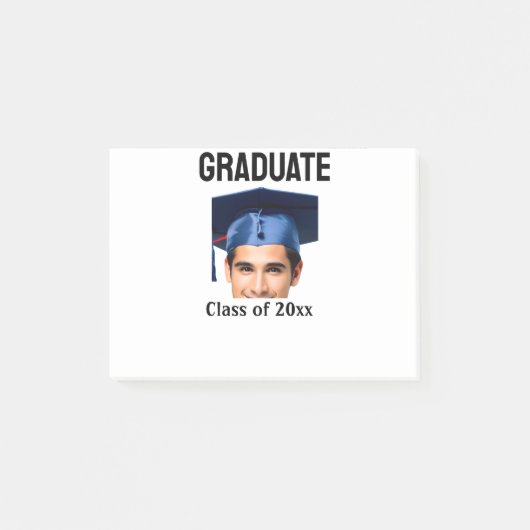Post-it® Félicitations diplômé ajouter nom année texte (Devant)