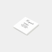 Post-it® Félicitations diplôme nom université nom promotion (Incliné)