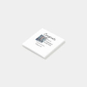 Post-it® Félicitations pour votre retraite ajouter le nom d (Incliné)