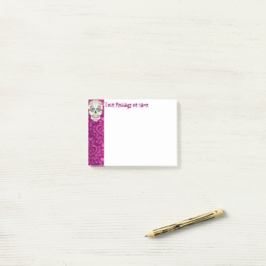 Post-it® Feliz Muertos - notes faites sur commande de (Sur un bureau)