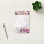 Post-it® Feminine Joli Blanc Glam Or Violet Floral (Bureau)
