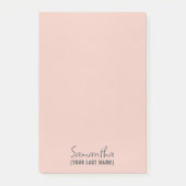 Post-it® Feminine Minimalist Notepad | Rose Beige (Devant)