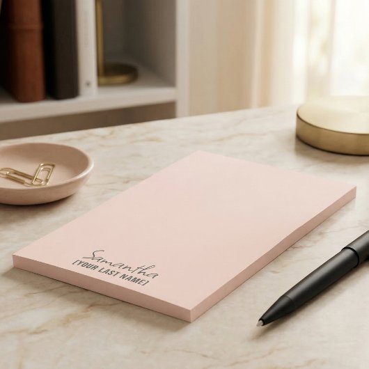 Post-it® Feminine Minimalist Notepad | Rose Beige