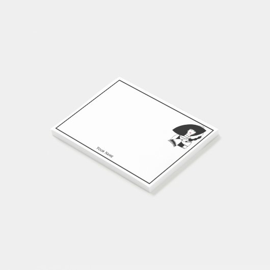 Post-it® Femme Art Déco En Gros Gants Casquettes RL (Incliné)