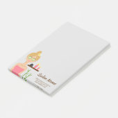 Post-it® Femme Spa Blonde mignonne Illustration Spa Busines (Incliné)
