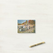 Post-it® Femmes creusant des pommes de terre (Sur un bureau)