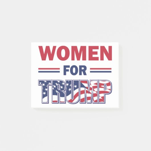 Post-it® Femmes pour Trump (Devant)