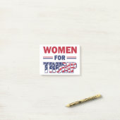 Post-it® Femmes pour Trump (Sur un bureau)