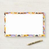 Post-it® Femmes rétrogrades du Motif mondial (Sur un bureau)