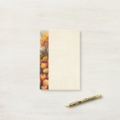 Post-it® Ferme citrouille automne récolte Thanksgiving (Sur un bureau)