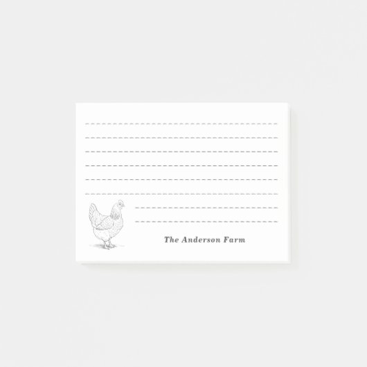 Post-it® Ferme Hen (Devant)