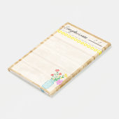 Post-it® Ferme rustique, lampes et fleurs 4" x 6" (Incliné)