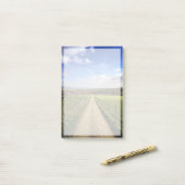 Post-it® Fermes | Français Camptryside Dirt Road (Sur un bureau)