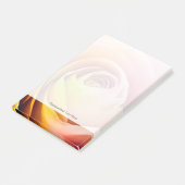 Post-it® Fermeture des pétales Roses colorés (Incliné)