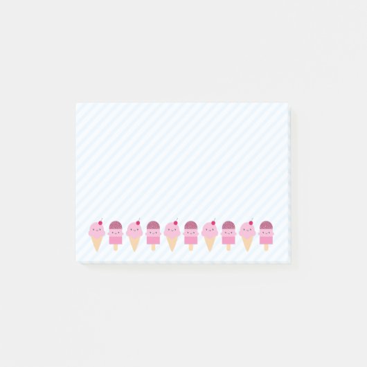 Post-it® Festins de crème glacée d'été (Devant)