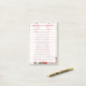 Post-it® Festival de l'aquarelle Llama (Sur un bureau)