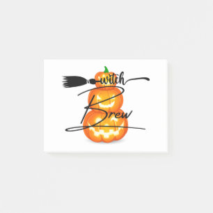 Post-it® Fête de la sculpture Citrouille d'Halloween