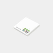 Post-it® Fête de plage des Labradors jaunes et noirs Cool (Incliné)