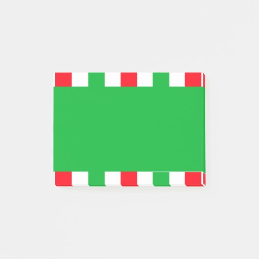 Post-it® Fête des Grandes Blancs rouges de Noël (Devant)