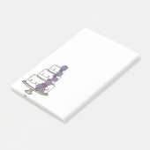 Post-it® Fête des mariées de gâteau Mariage violet Favorise (Incliné)