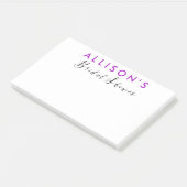 Post-it® Fête des mariées Faveur personnalisée (Incliné)